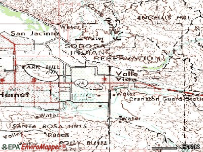 Valle Vista, California (CA 92544) profile: population, maps, real ...