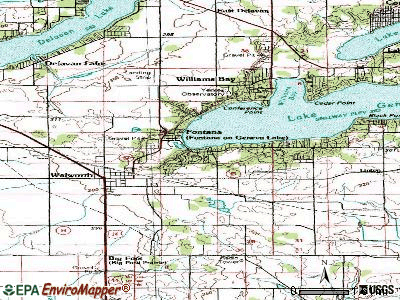 Fontana-on-Geneva Lake, Wisconsin (WI 53125) profile: population, maps ...