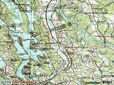 Demographic Map of Brookfield, CT