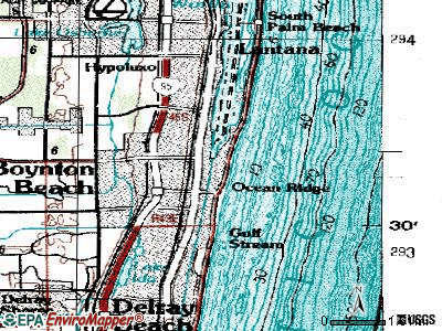 Ocean Ridge Florida Map Ocean Ridge, Florida (Fl 33435) Profile: Population, Maps, Real Estate,  Averages, Homes, Statistics, Relocation, Travel, Jobs, Hospitals, Schools,  Crime, Moving, Houses, News, Sex Offenders