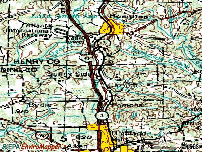 Sunny Side, Georgia (GA 30284) profile: population, maps, real estate ...