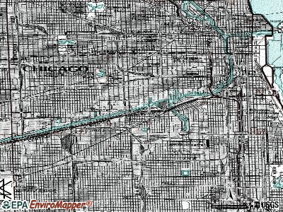 Chicago topographic map