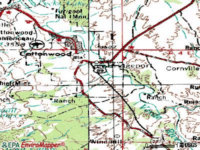 Cottonwood-Verde Village, Arizona (AZ 86326) profile: population, maps ...