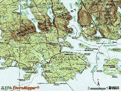 Southwest Harbor, Maine (ME 04679) profile: population, maps, real ...