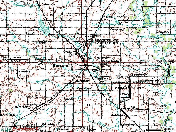 Zip Code Parsons Ks