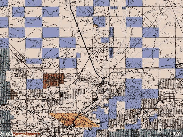 Zip code 86301 topographic map