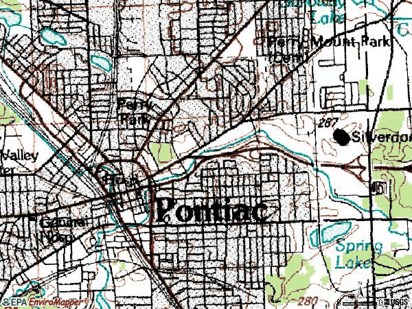 Pontiac Mi Zip Code Map - United States Map