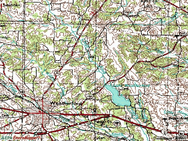 Weatherford Tx Zip Code Map - United States Map