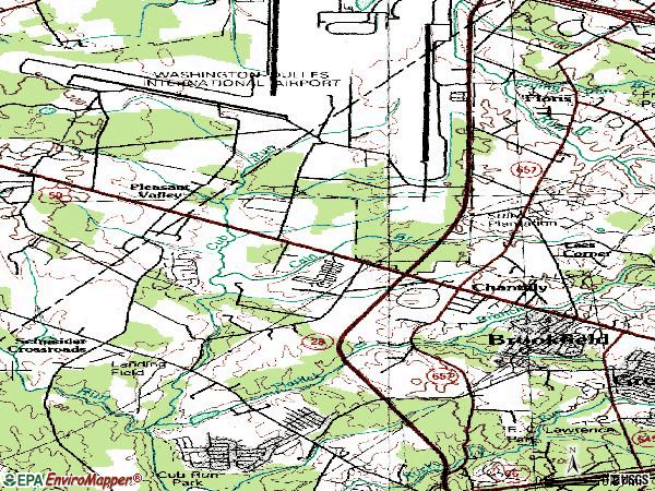 Chantilly Va Zip Code Map - Map