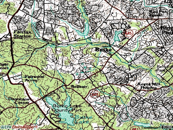 Burke Va Zip Code Map - United States Map