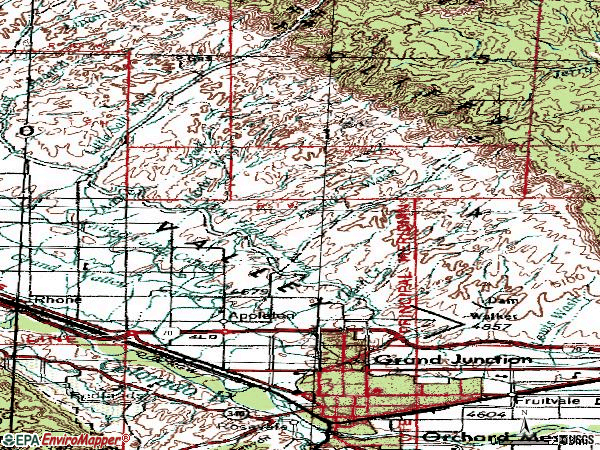 Grand Junction Zip Code Map - Map