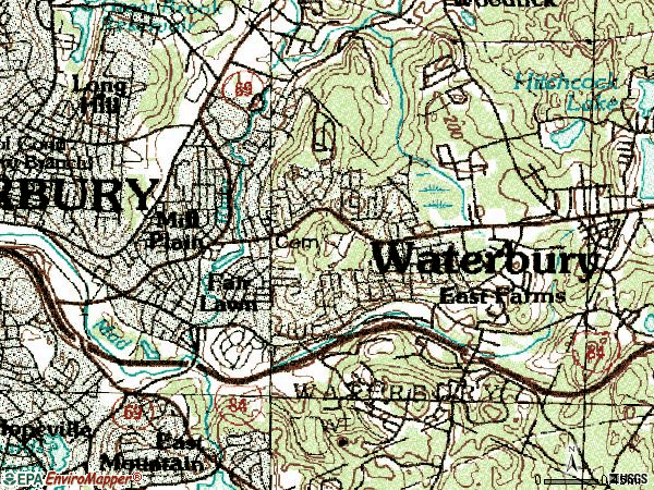 Waterbury Ct Zip Code Map
