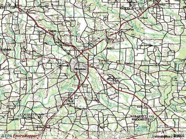 Moultrie Ga Zip Code Map - United States Map