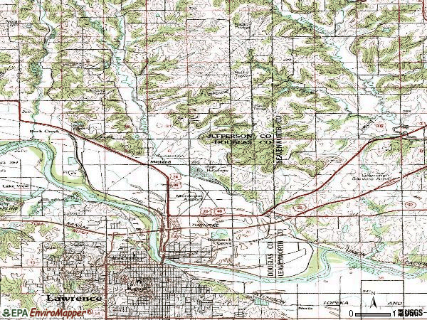 Lawrence Kansas Zip Code Map - United States Map